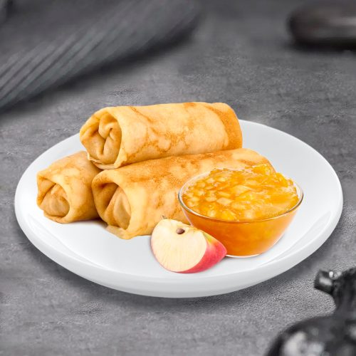 Млинці з яблуками
