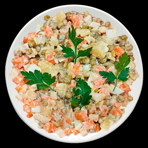 Салат "Олів'є з куркою"